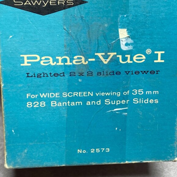 Sawyers Pana-Vue I Lighted 2x2 Slide Viewer With Box - Picture 11 of 11